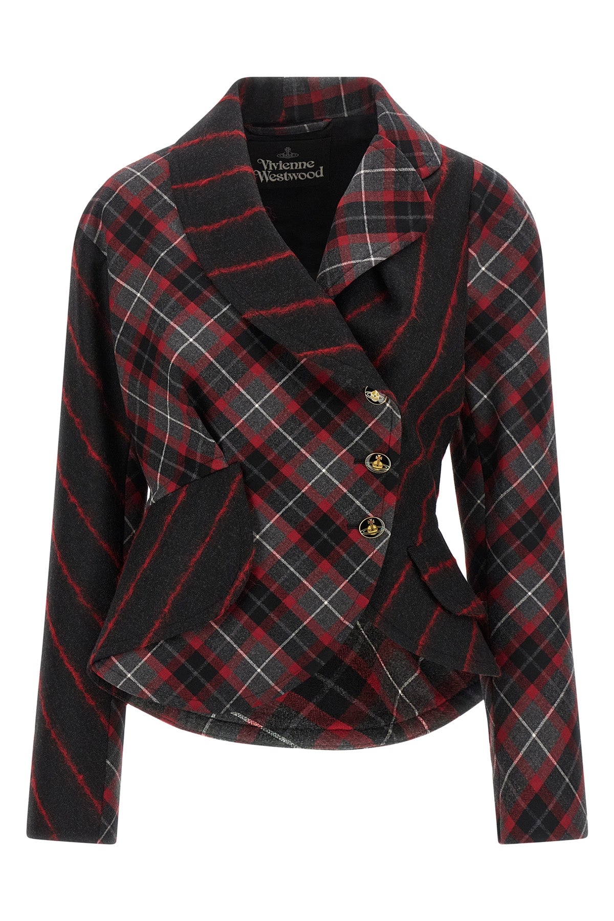 the vivienne westwood stormy blazer redefines the codes of tailoring through a