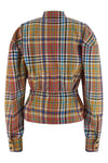 vase ensemble lightweight heather check wool blazer jacket