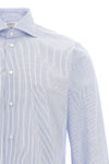 marechiaro striped cotton poplin shirt