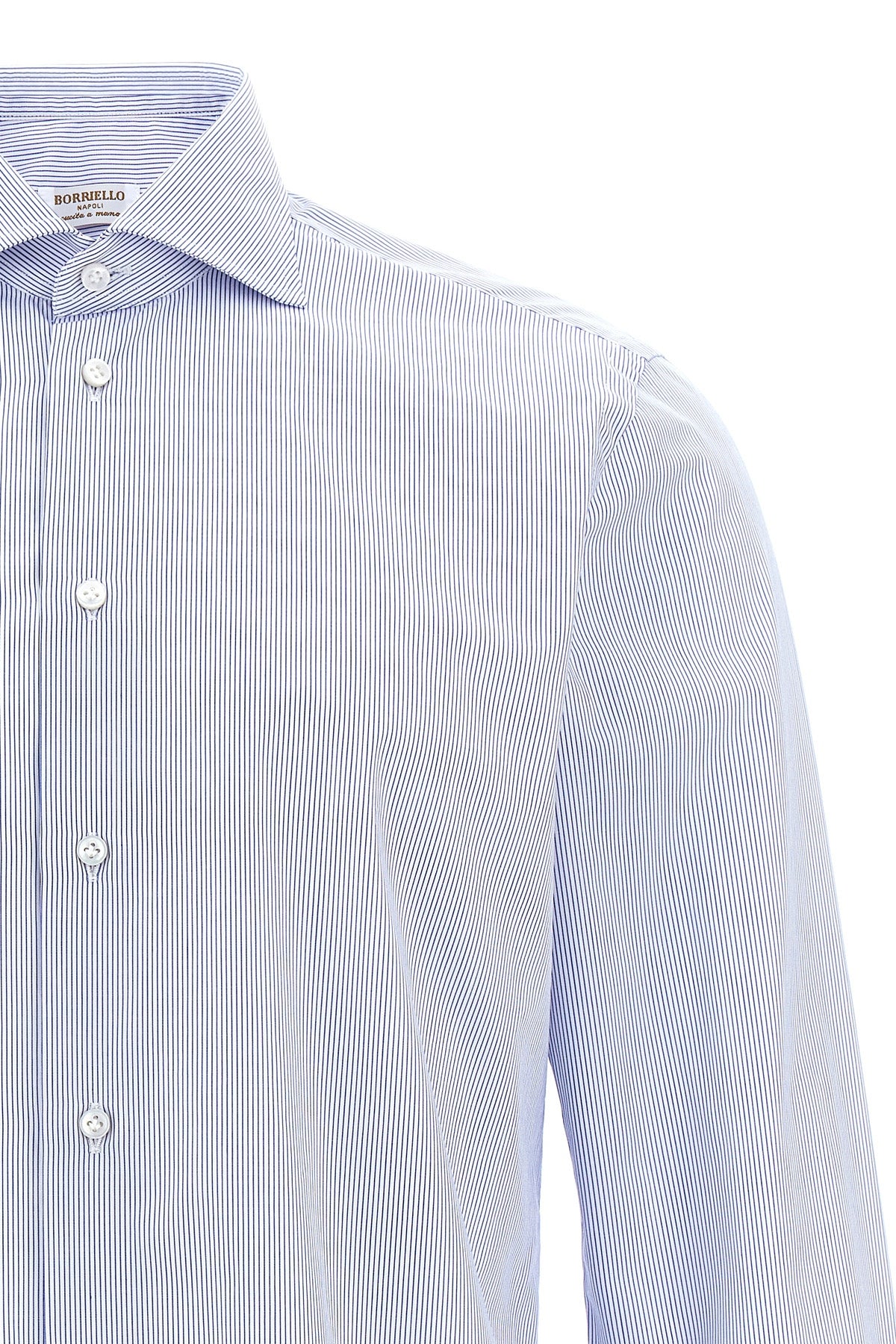 marechiaro striped cotton poplin shirt