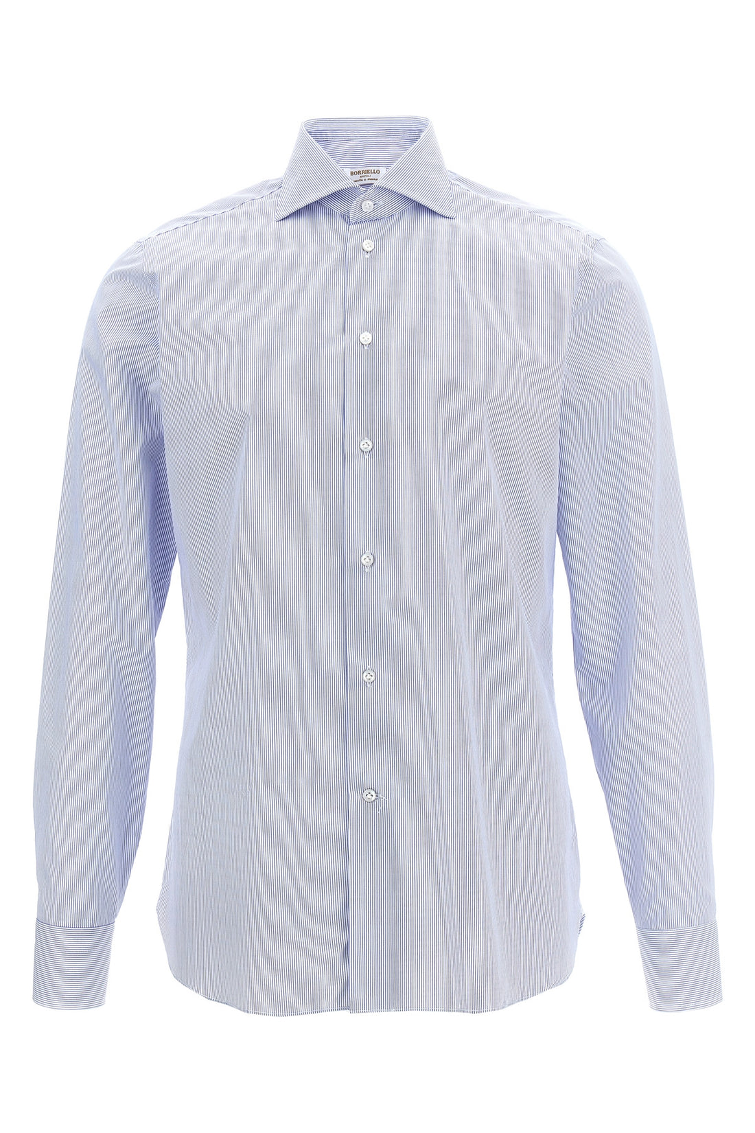 BORRIELLO 38 cm marechiaro striped cotton poplin shirt