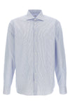 borriello all over striped cotton shirt