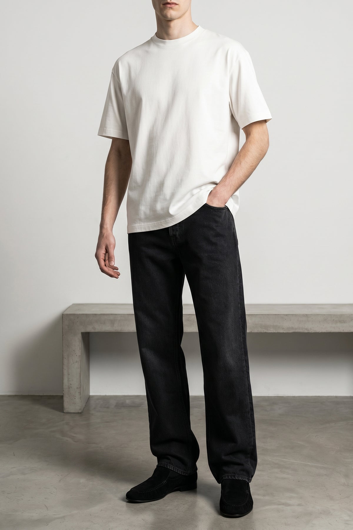 madoc smooth pure italian cotton jersey t-shirt