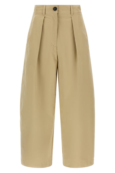the nucleo canvas pants redefine the volumes of the daily wardrobe through a w