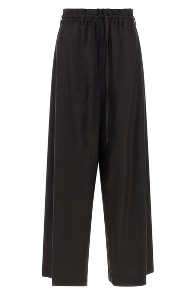 the lucio canvas pants redefine the concept of relaxed tailoring through a wid