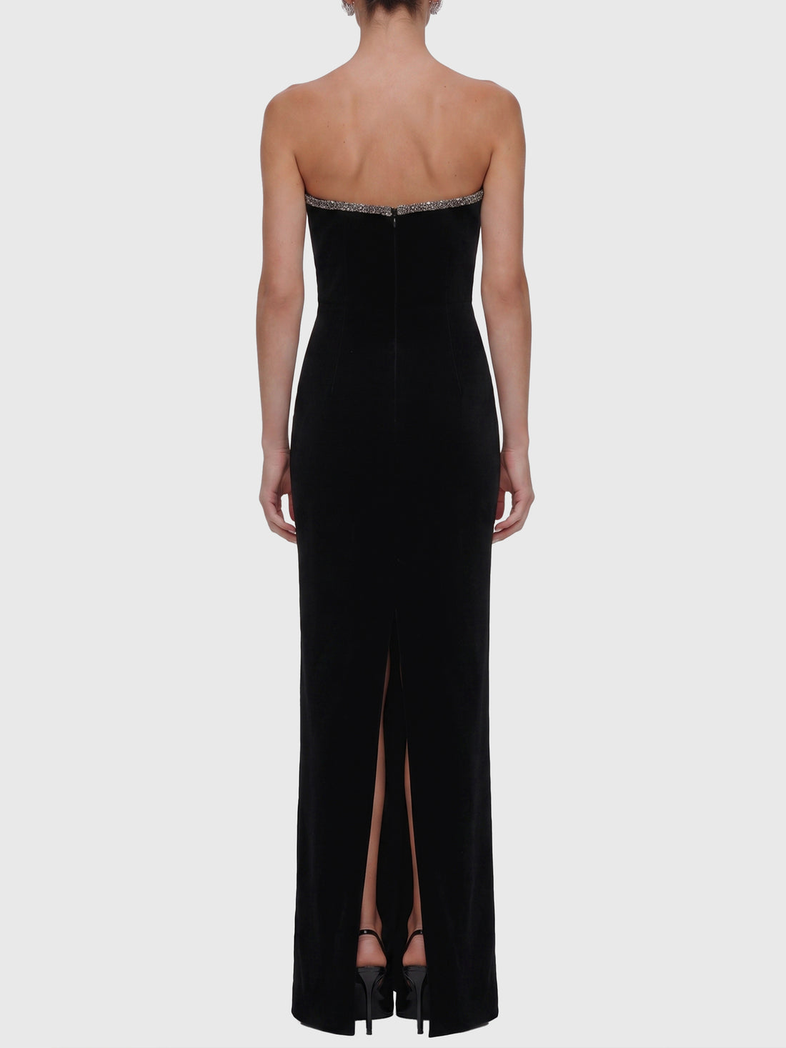 SELF PORTRAIT 10 maxi velvet dress