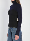 ribbed knit pullover