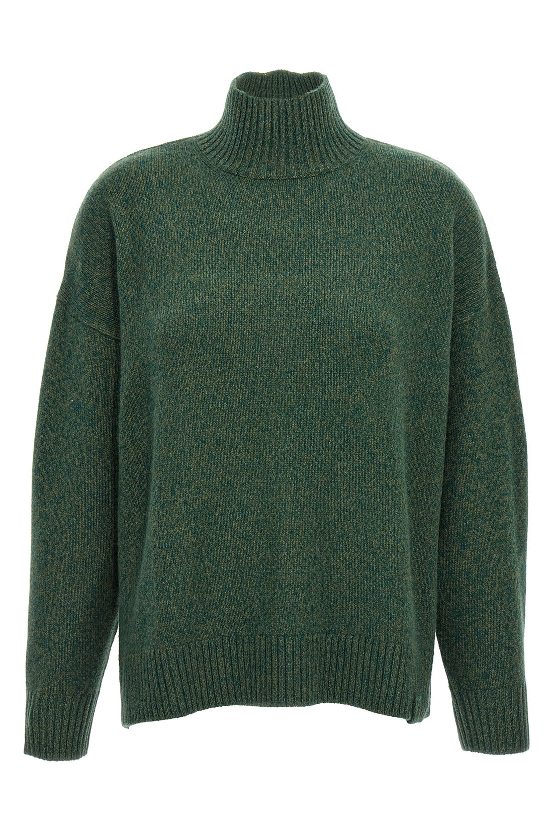 VICTORIA BECKHAM L convertible sweater in wool blend mouline