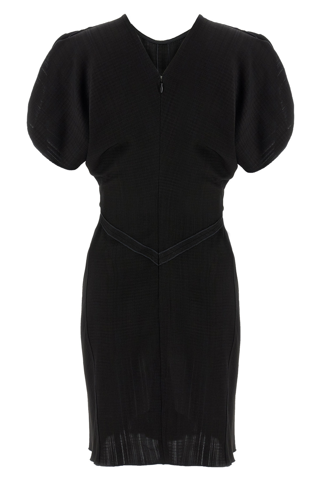 VICTORIA BECKHAM 6 gathered waist mini dress in new viscose