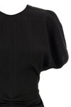 gathered waist mini dress in new viscose