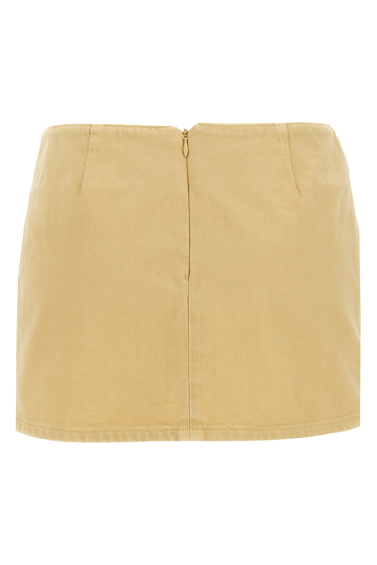 02 cotton denim miniskirt