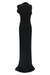 long carla dress in satin crepe