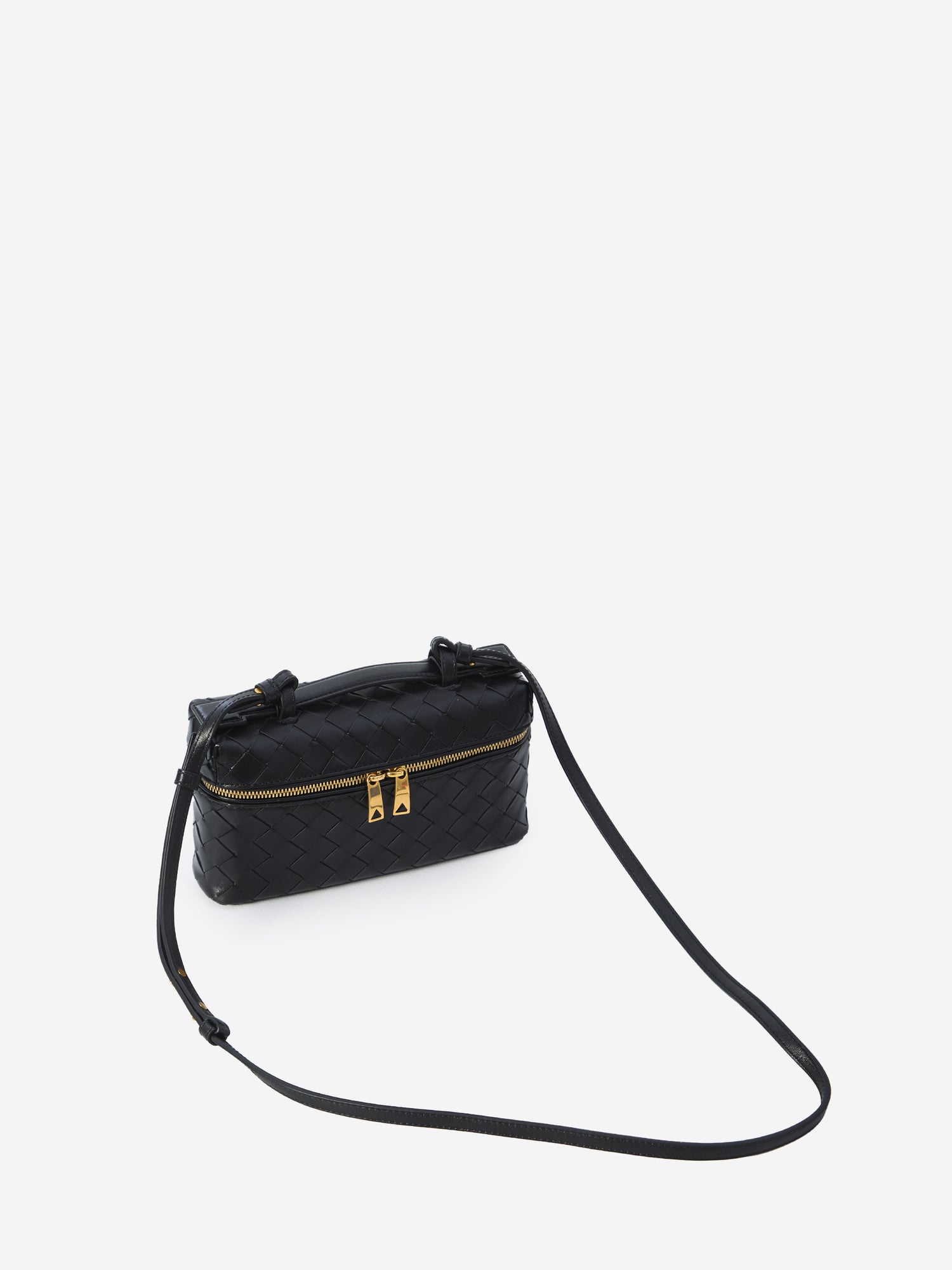 BOTTEGA VENETA OS bang bang vanity black bag