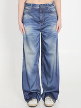 GOLDEN GOOSE 38 printed pants jeans effect 