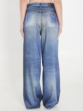 GOLDEN GOOSE 38 printed pants jeans effect 