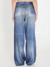 printed pants jeans effect