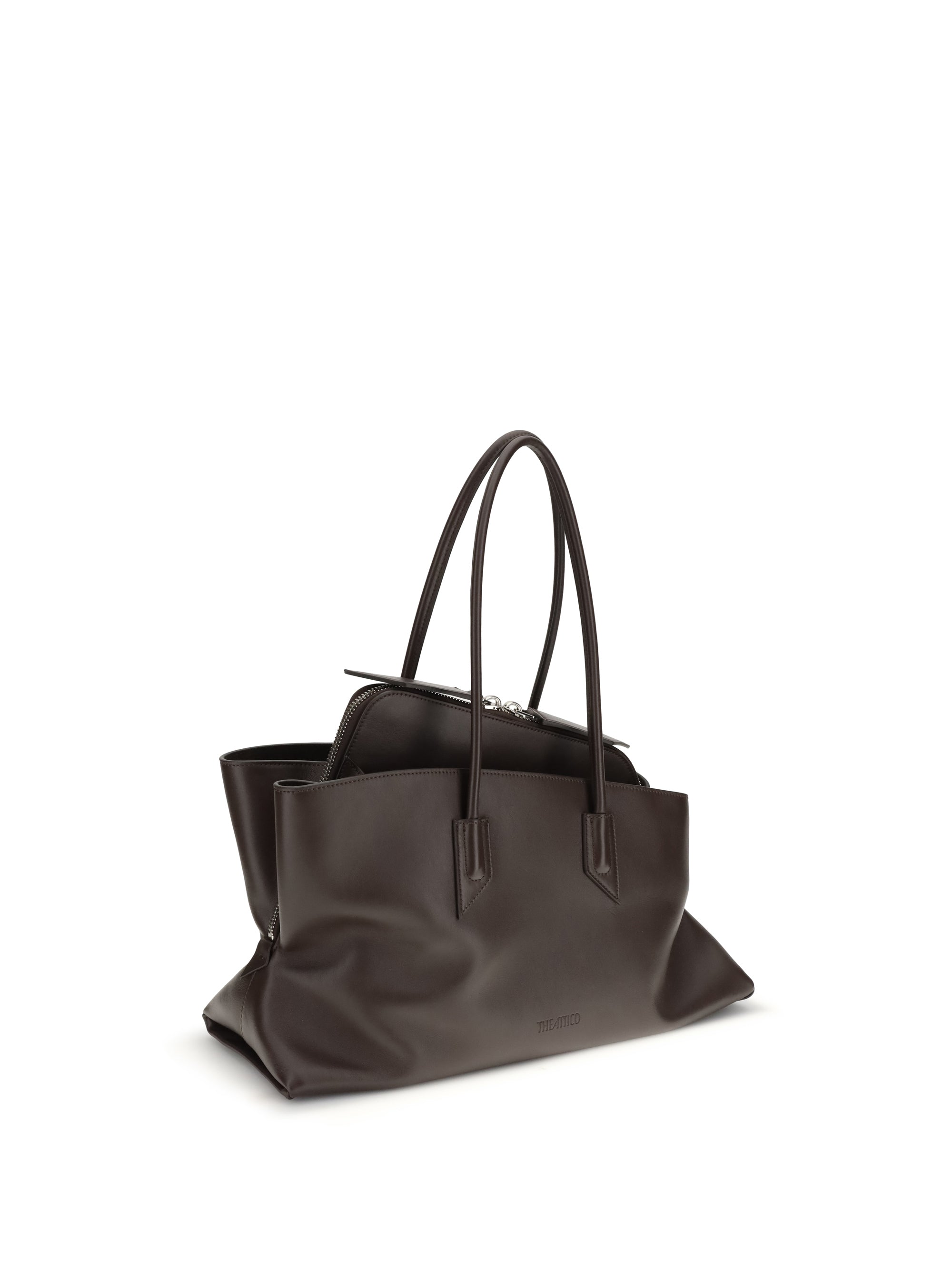 THE ATTICO OS la passeggiata medium leather shoulder bag