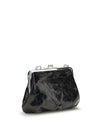 granny frame patent leather handbag