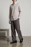 pompeo checked cotton chambray shirt