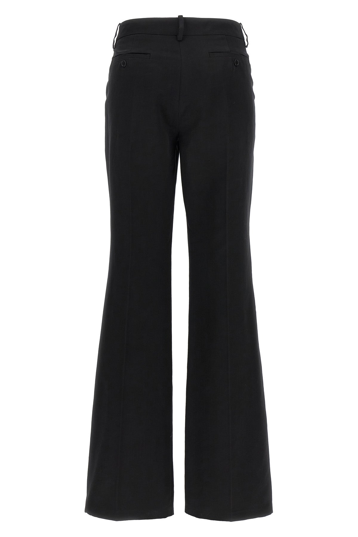 pf25 01 slightly shiny pants in cotton and silk blend