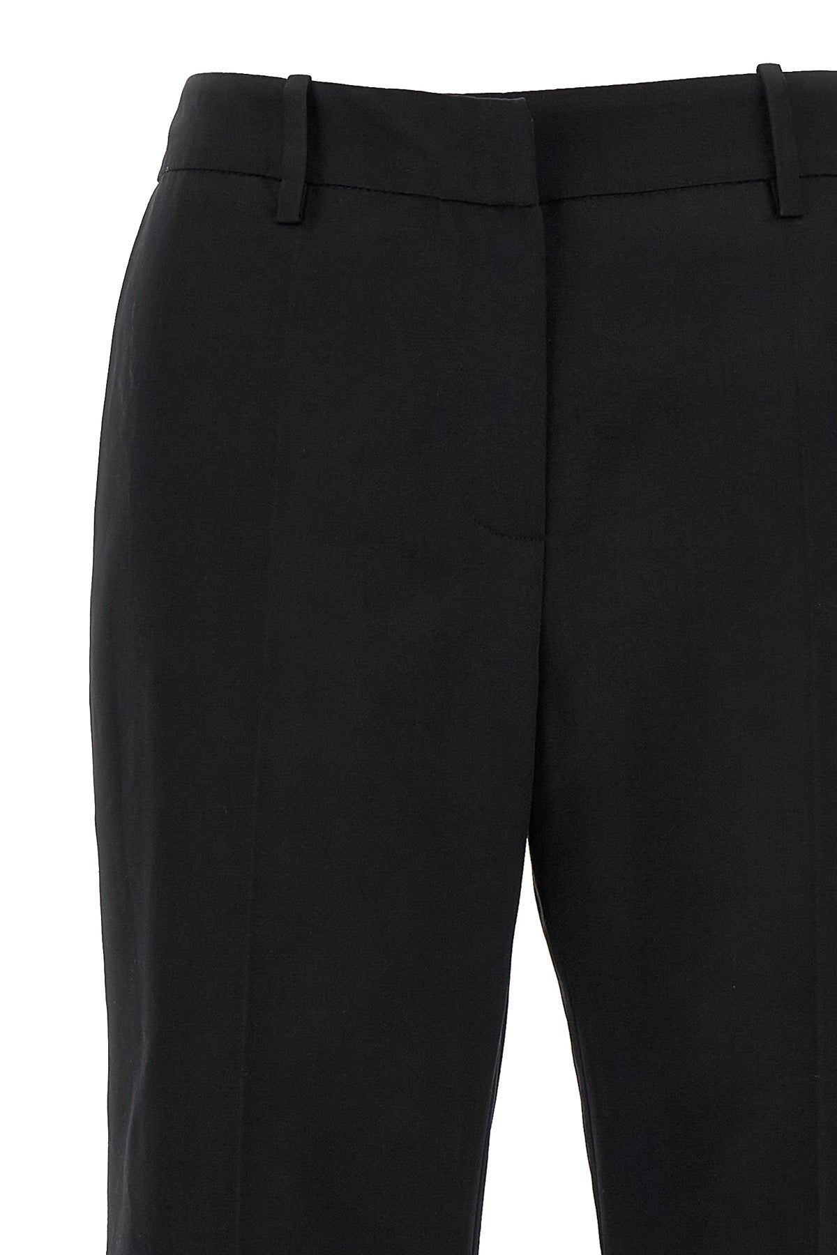 pf25 01 slightly shiny pants in cotton and silk blend
