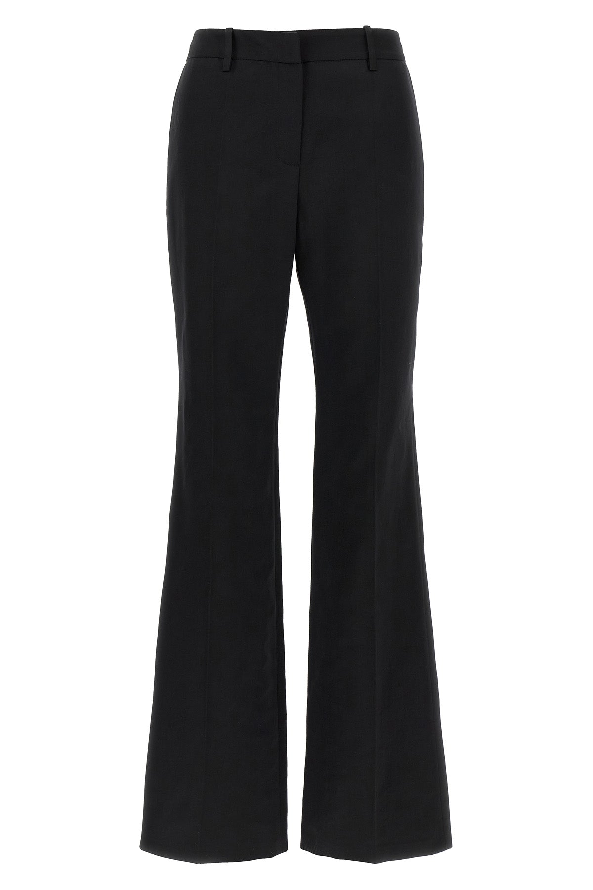 pf25 01 slightly shiny pants in cotton and silk blend