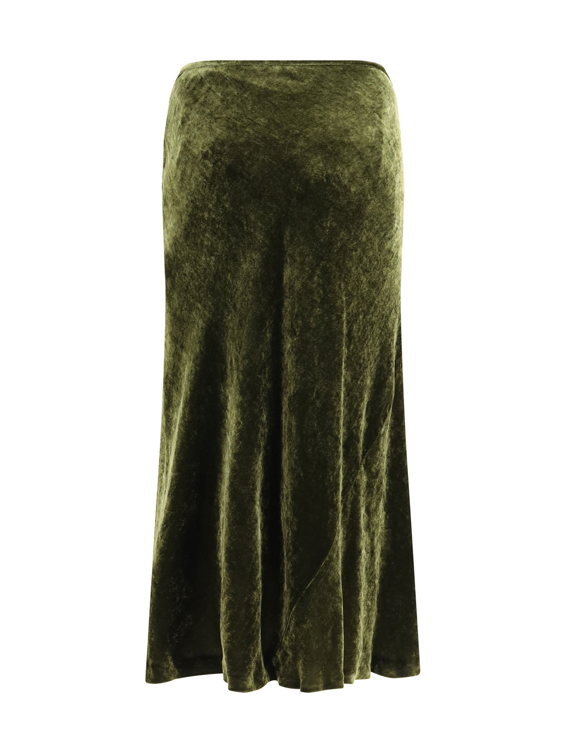 DRIES VAN NOTEN 38 midi draped skirt
