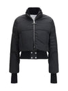 short padded jacket with front zip