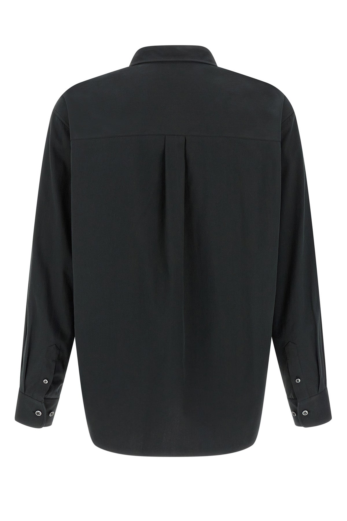 perlo shirt in garment-washed cotton poplin