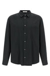 perlo shirt in garment-washed cotton poplin
