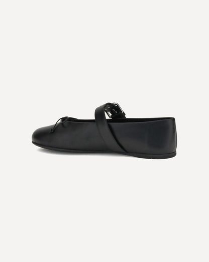 leather ballerinas
