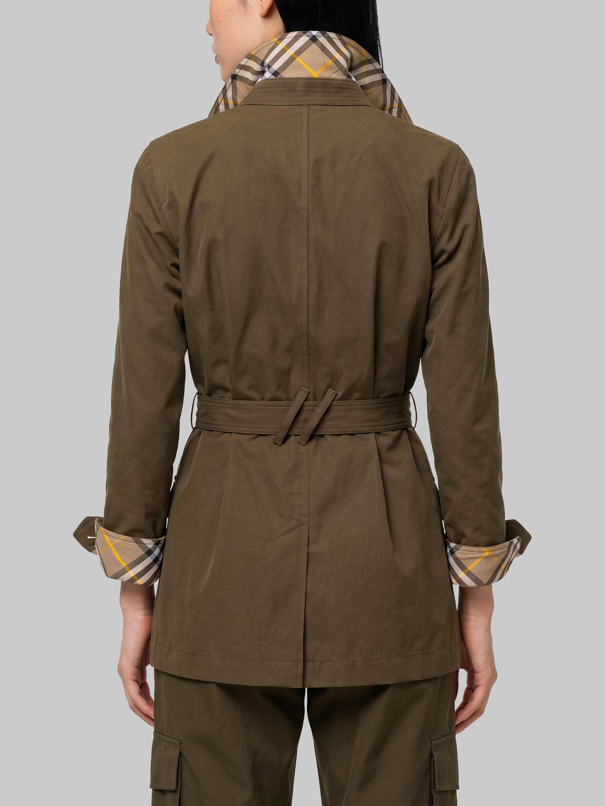 safari jacket in gabardine