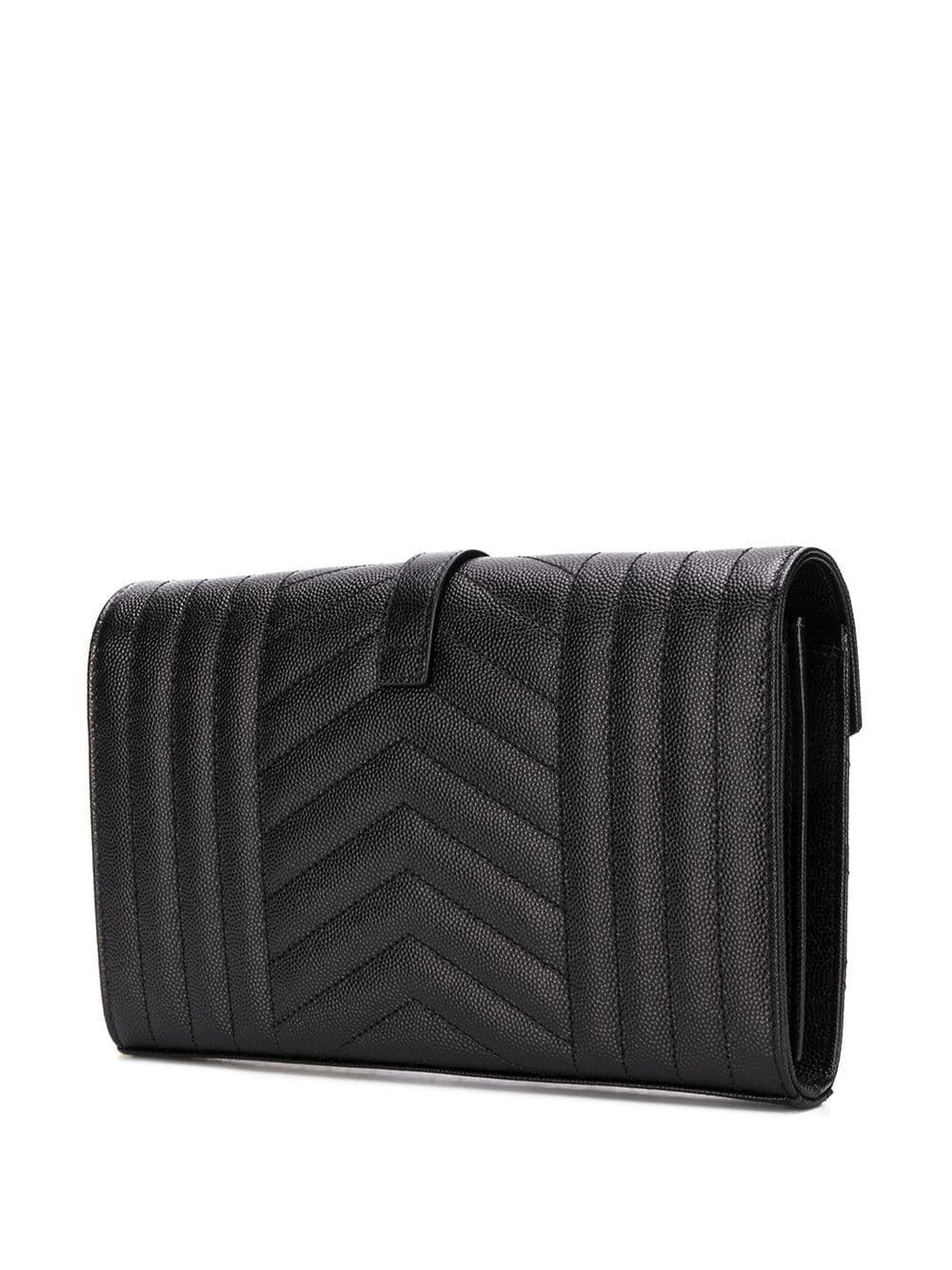 Envelope Quilted Chain Wallet