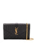 SAINT LAURENT Envelope Quilted Chain Wallet