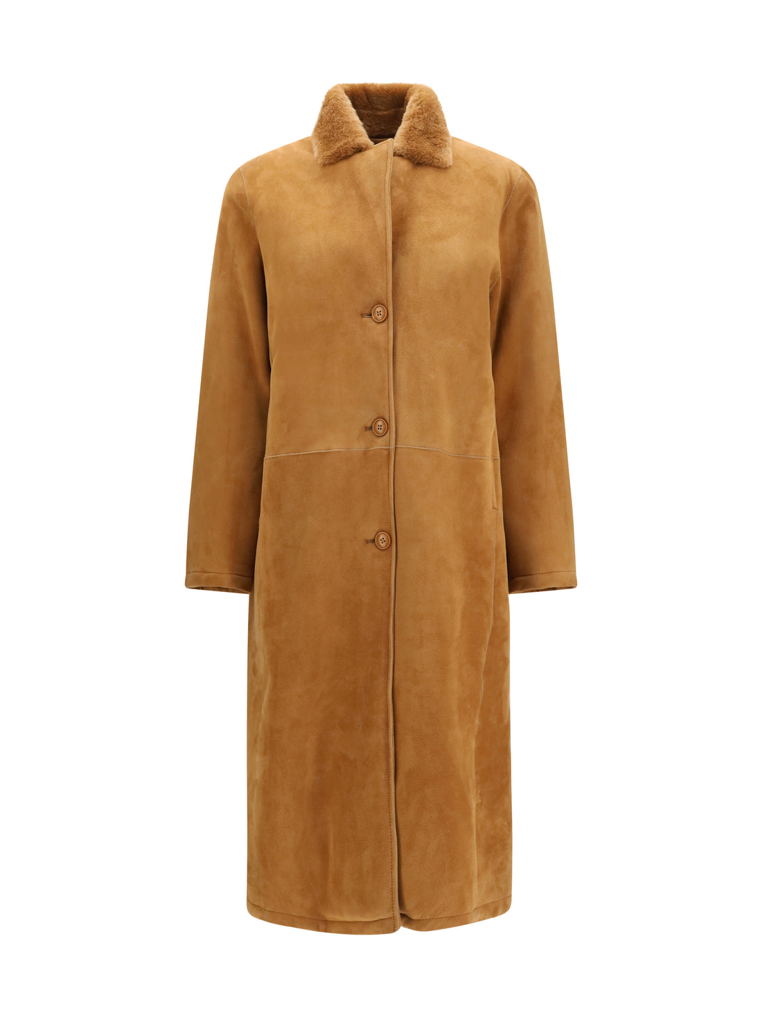 SWORD 6.6.44 40 leather shearling coat
