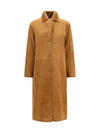 leather shearling coat