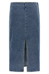 11 midi skirt in cotton denim
