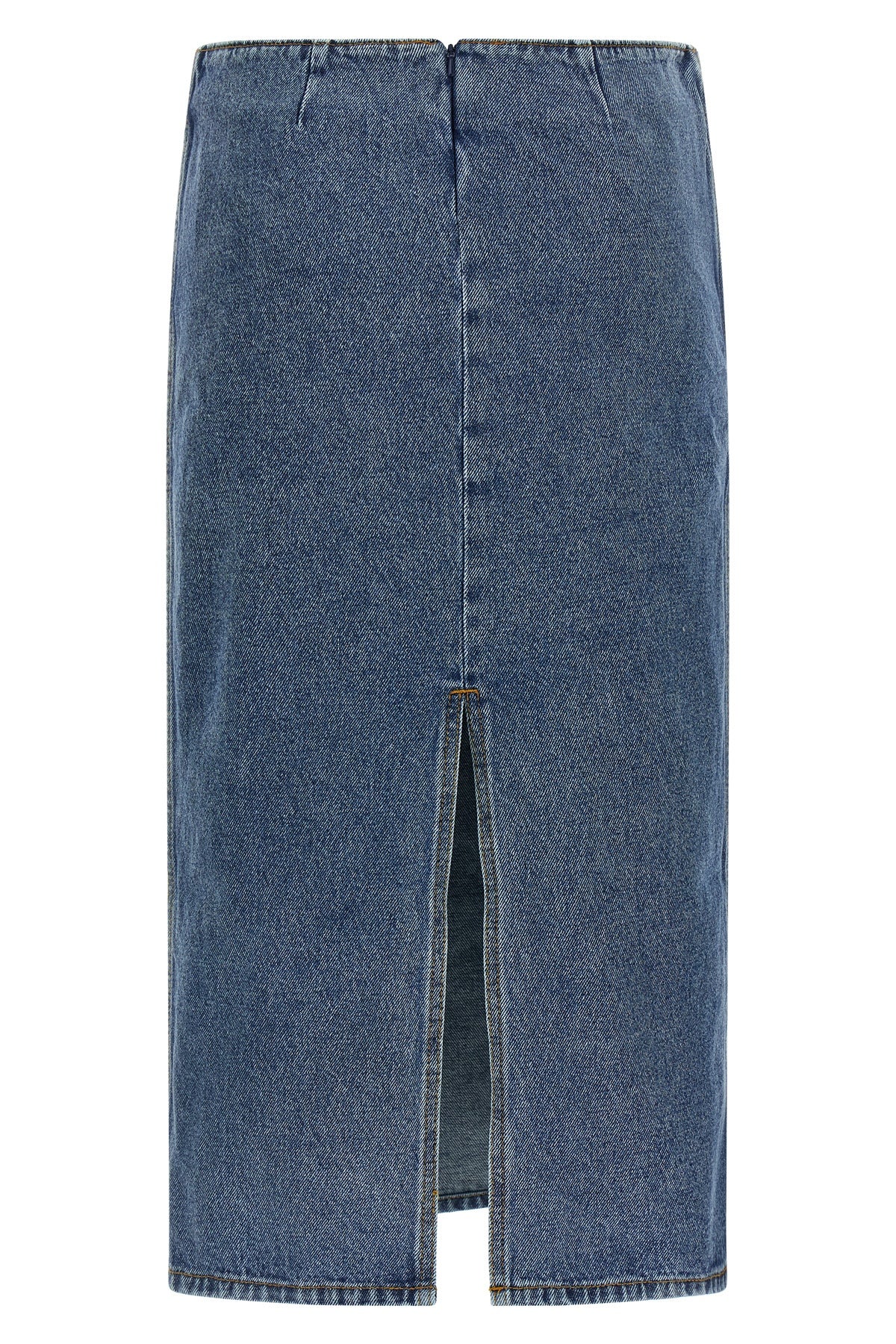 11 midi skirt in cotton denim