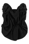the off-the-shoulder corset top magda butrym 01 in fine structured wool stands
