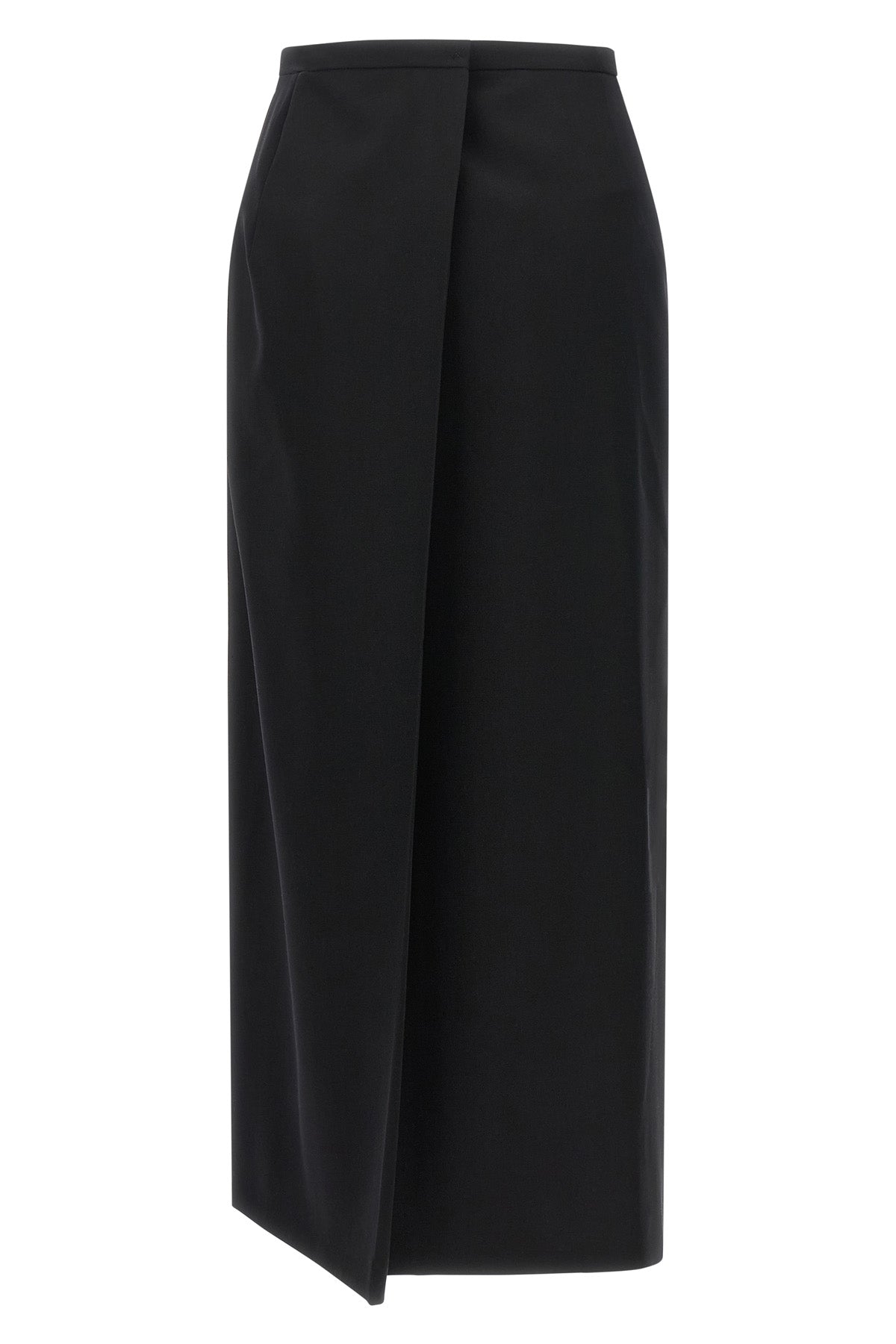 the long magda butrym skirt redefines the codes of tailoring through a column si