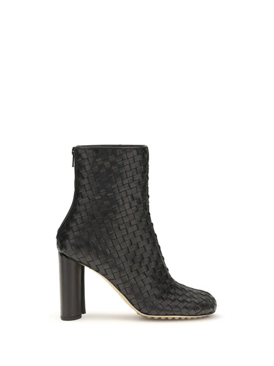 cherry intrecciato ankle boots