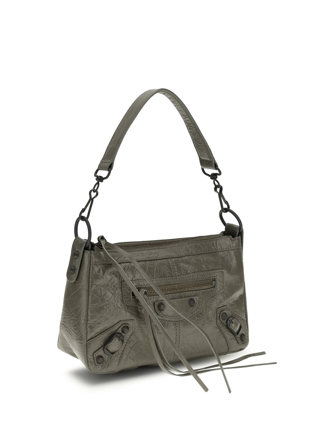 BALENCIAGA OS le city moto mini handbag