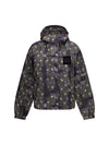 ultralight nylon jacket with floral print