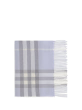 BURBERRY OS embroidered cashmere scarf
