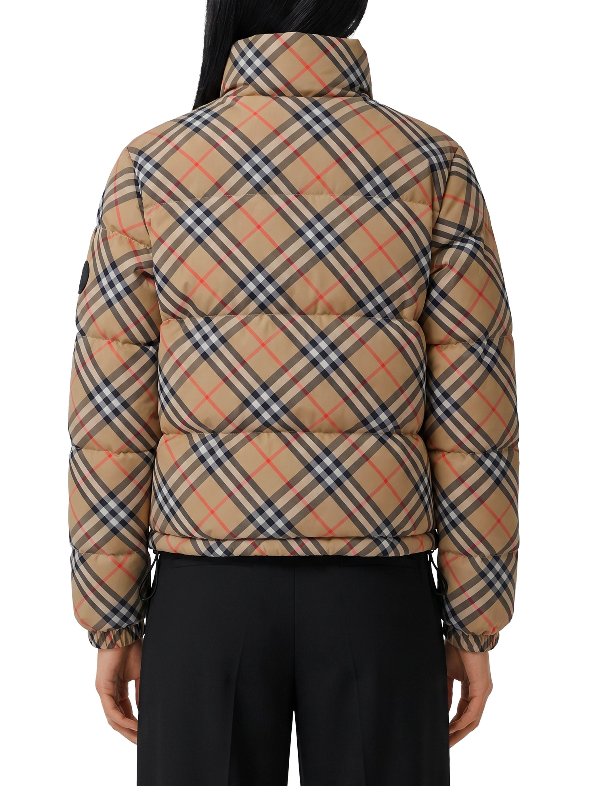 ambleside check puffer jacket
