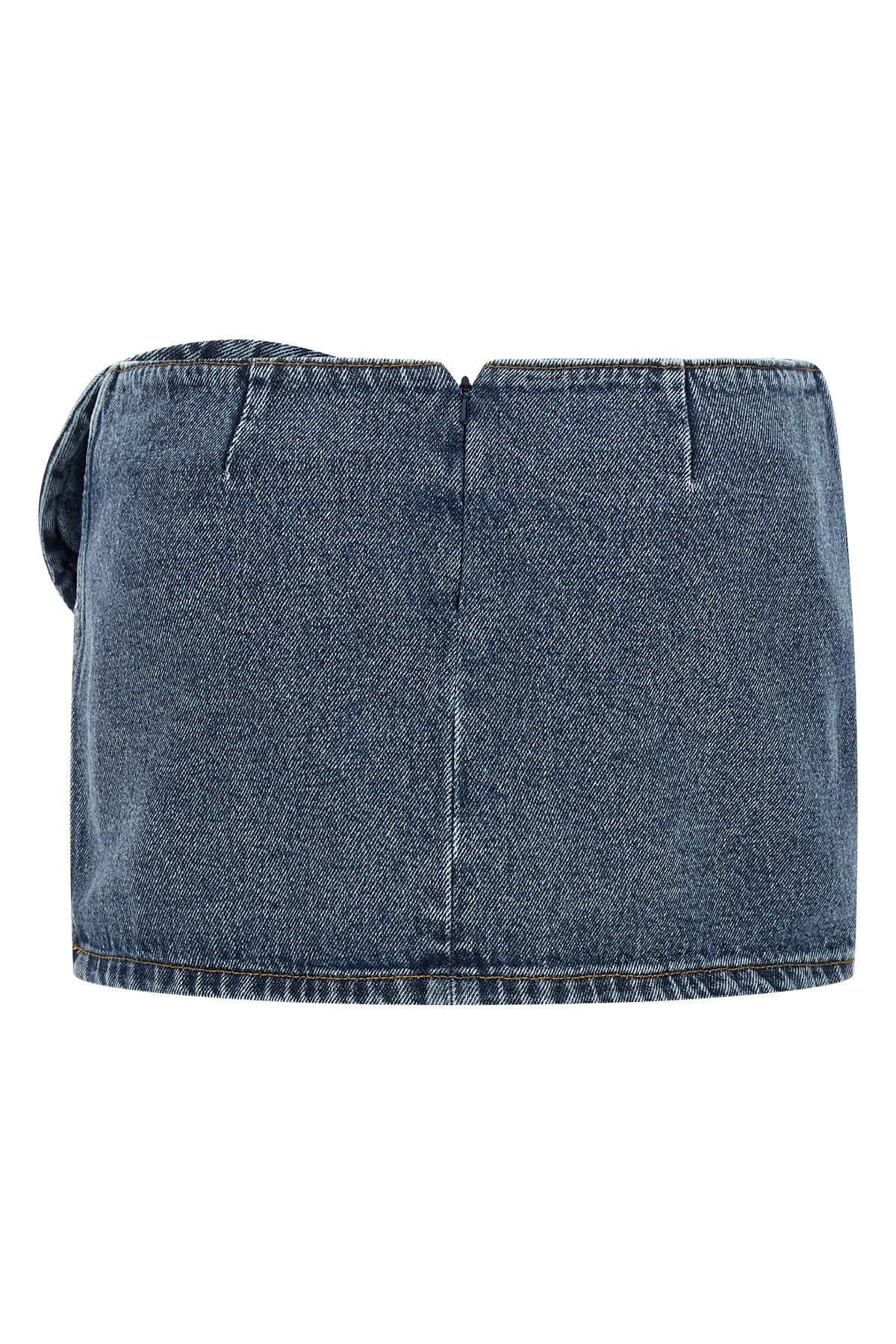 mini skirt denim 12 skirt back closure