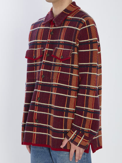 GUEST IN RESIDENCE L plaid work shirt 