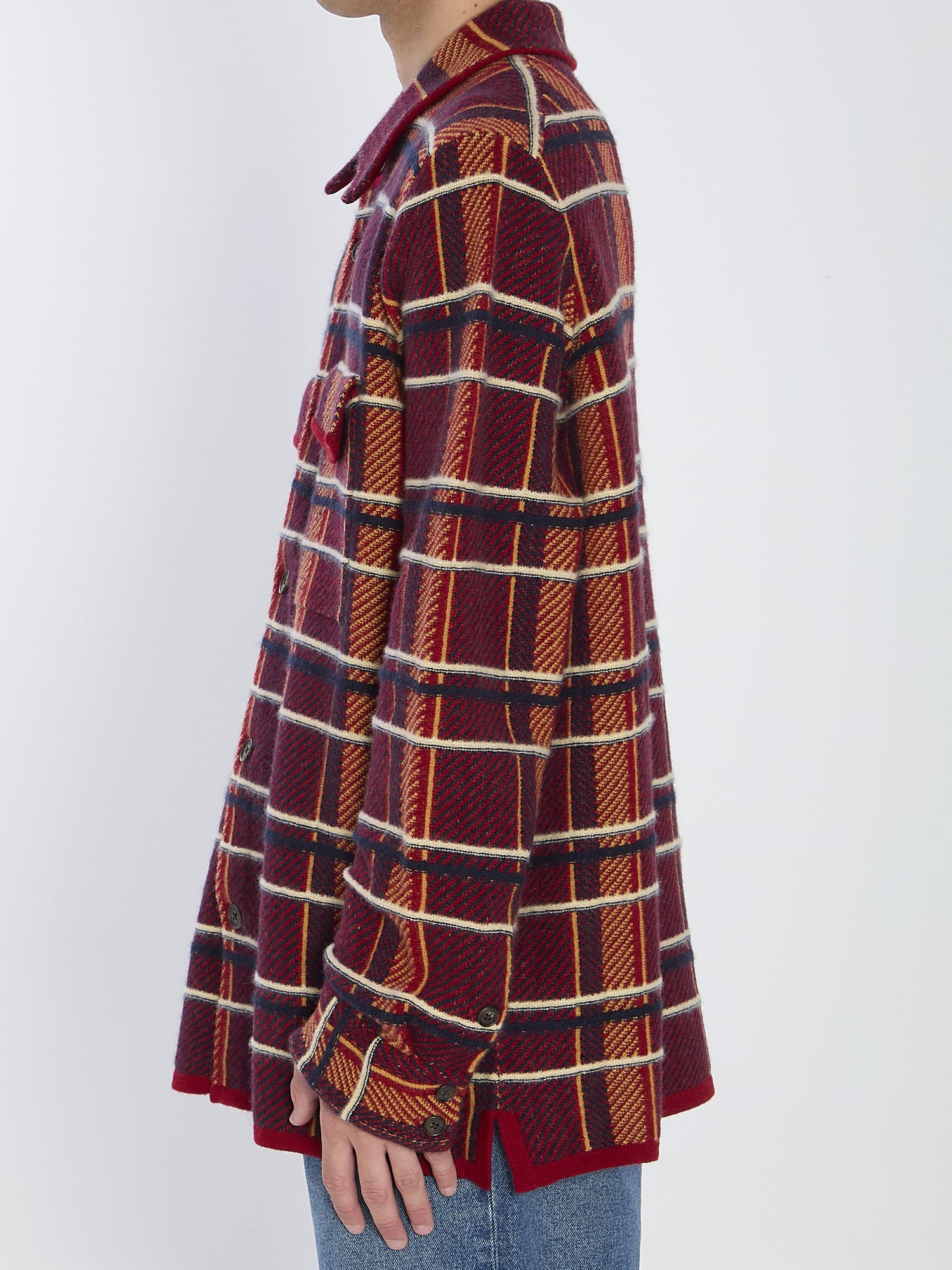 GUEST IN RESIDENCE L plaid work shirt 