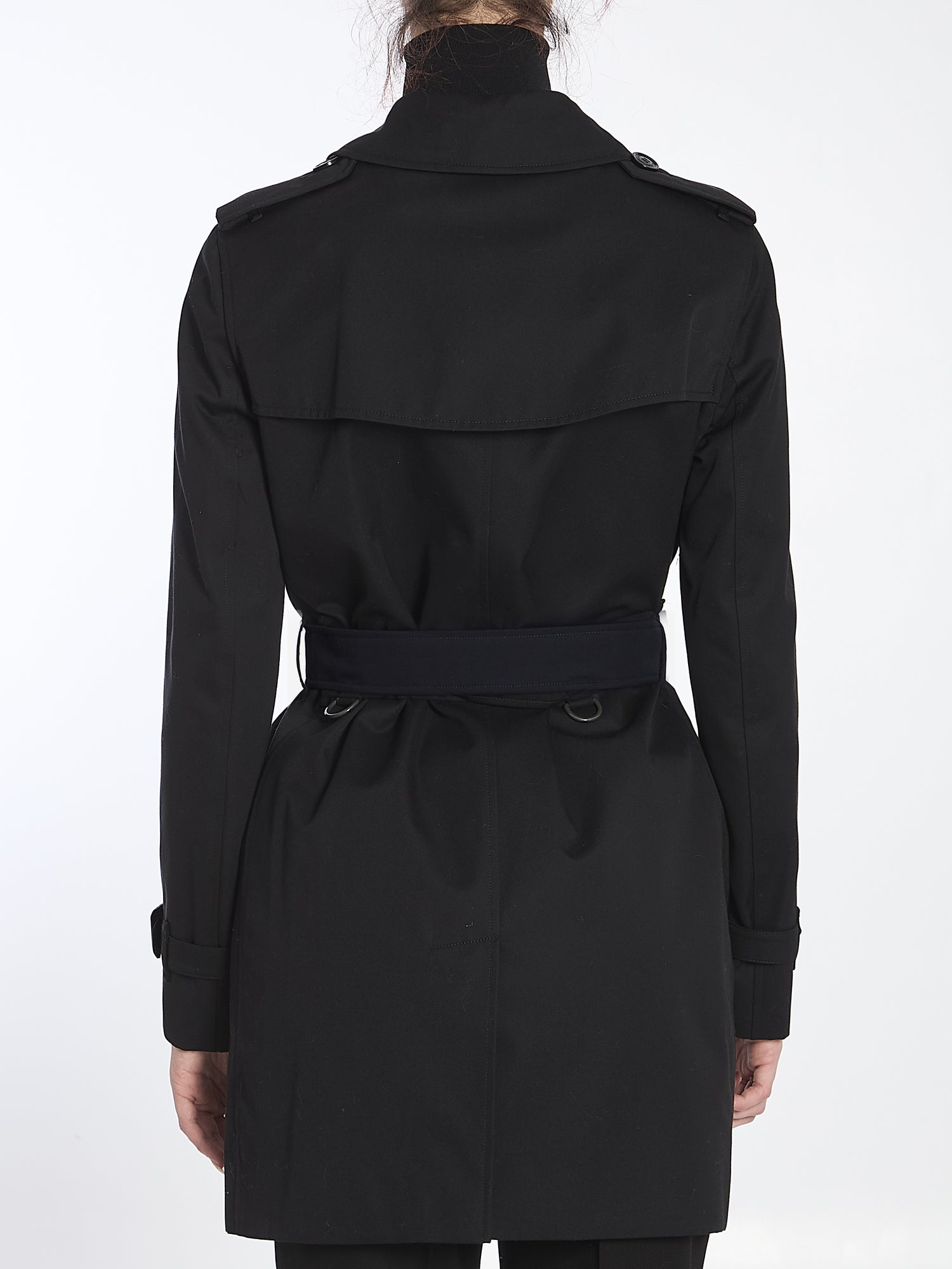 BURBERRY 8 short kensington heritage trench coat