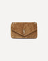 Saint Laurent Large Calypso Shoulder Bag Beige